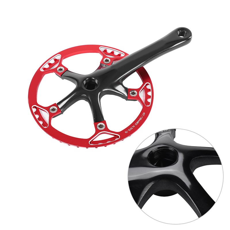 Meijun Bike Crankset 170mm Bicycle Chainwheel Chain Ring Set 45T