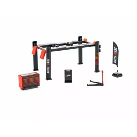 Tarmac Works 1:64 Accessories Garage Tools Set Ralliart - PARTS64