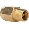 Camco Rv Water Heater Backflow Preventer Brass Hose Pipe Fitting