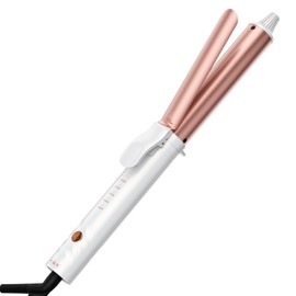 K&K 1 1/4 Inch Curling Iron, Ceramic Coating Barrel, 5 Adjustable Temperature Control for All Hair Types, 290℉ to 450℉, Long-Lasting Results, Dual Voltage, Get Effortless Waves