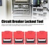 4Pcs Circuit Breaker Lockout Device Set Clamp On Single Pole