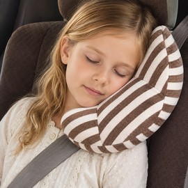 Car Seat Belt Pillow for Travel – Soft Neck & Shoulder Cushion for Kids and Adults During Car Rides