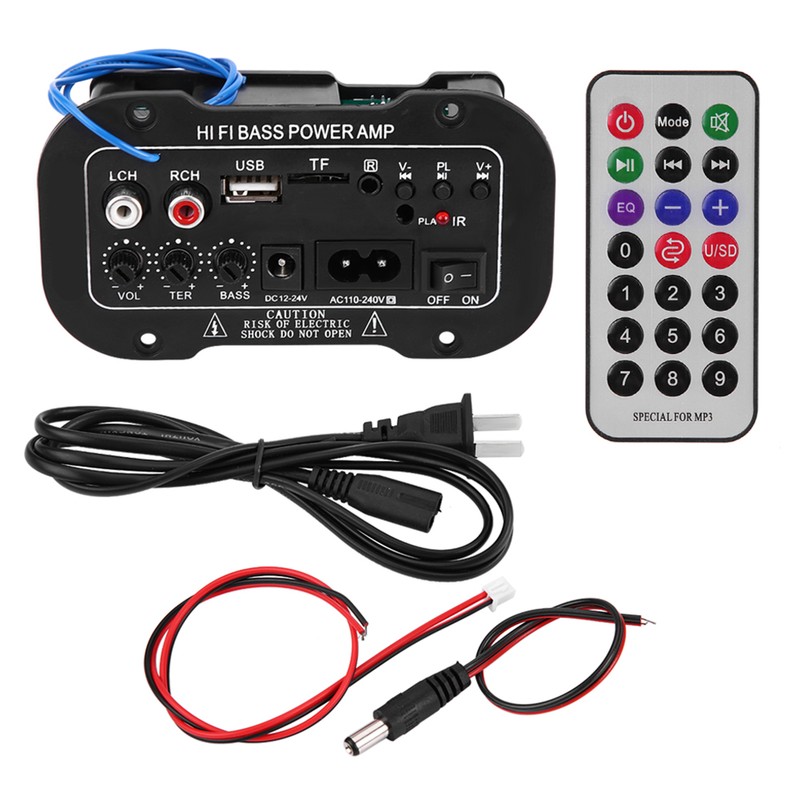 5 Inch Auto Car Digital Bluetooth Amplifier Hifi Bass High