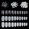 Kingsie Nail Tips, Set of 600, 10 Different Sizes, Oval,