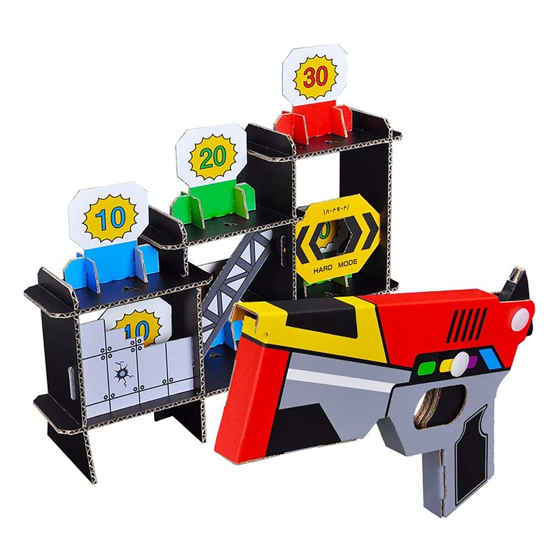 Hacomo 5079 Papercraft Wow Shooting Game White Solid