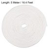 sourcing map Insulation Braid Sleeving, 16.4Ft-3mm High Temp Fiberglass Sleeve