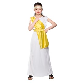 Wicked Costumes Kids Ancient Greek Girl Fancy Dress Costume - Medium (5-7 Years)