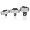 Airuzara 3Pcs Mini Finger Ratchet Set, 1/4 3/8 1/2 Drive