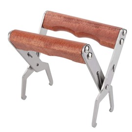 Frame Grip Holder Lifter Gripper Tool Beekeeping, Beekeeping Frame Holder Frame Holder Beekeeping Frame Lifter Tool Bee Hive Frame Grip Tool Stainless Steel Beekeeping Equipment with Wood Handle