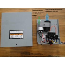 BlueNatHxRPR 20 uF MFD Motor Run Capacitor Well Pump Run Capacitor CBB65 Single Round Capacitor