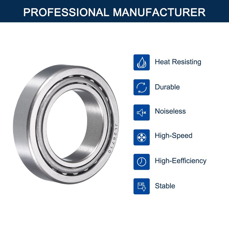 HIPicco 2 Pack JL26749/10 Tapered Roller Bearing Cone and Cup