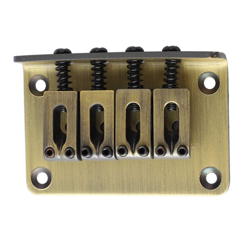 4 String Guitar Bridge Ukulele Bass Metal Bridge Replacement for