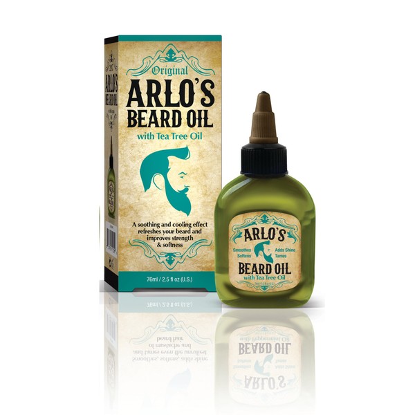 Arlo's Aceite de barba con aceite de árbol de té 2.5 onzas