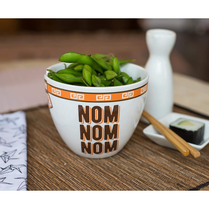 Hungry Buddha "Nom Nom Nom" Japanese Ceramic Dinner Set |