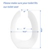 Commercial Heavy Duty Open Front Toilet Seat Without Cover, Thickened