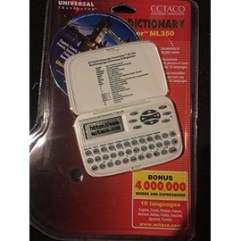 Ectaco ML350 Handheld Electronic Universal Translator Dictionary