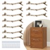 Bivethoi 10 Pack Twig Branch Drawer Handles Antique Bronze Tree