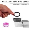 1-1/2" Anti-Odor Sink Trap, One-Way Drain Valve Backflow Preventer, 1
