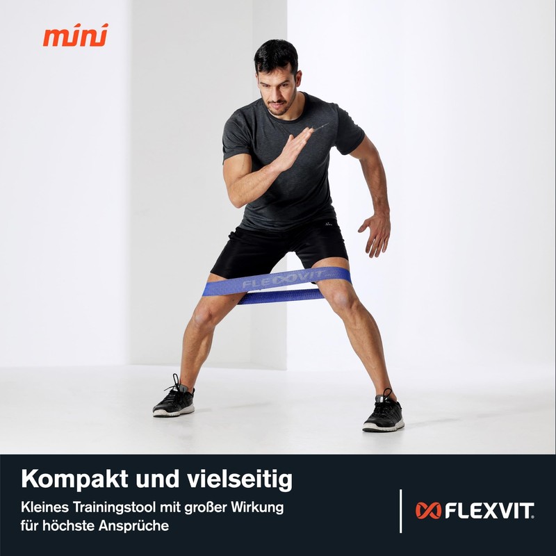 FLEXVIT Mini Resistance Band | Fitness Band & Gymnastics Band