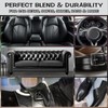 WYCOON Black Leather & Vinyl Repair Kit, Fix Fading, Tears,