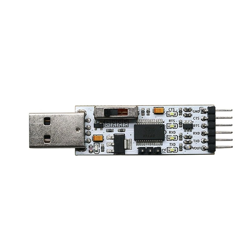 diustou USB to TTL Serial Module, Multi-Level Version, Support 5V/3.3V/2.5V/1.8V