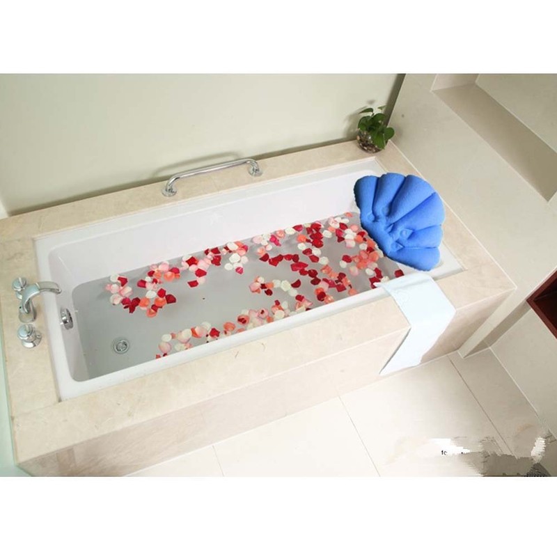 FANCYPUMPKIN Comfortable Inflatable Bathtub Pillow Home Spa Bath Pillow Bathtub