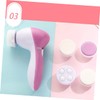 BIUDECO Gentle Electric Face Exfoliator Deep Cleaning Brush with 5