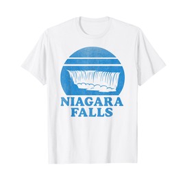 Niagara Falls Waterfall Retro Souvenir Tourist Gift Tee T-Shirt