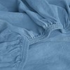 Erwin Müller Fitted Sheet, Renforcé Würzburg, Plain, Blue, Size 90