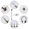 DELORIGIN Set of 10 Stretch Clips for Cross Stitch, Black