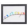 Sea Glass Rainbow Birds Wall Decor Seaglass Colourful Bird Art