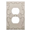 Franklin Brass W35071-SN-C Classic Lace Single Duplex Wall Plate/Switch Plate/Cover,