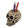 Celtic Knot Skull Pen Holder