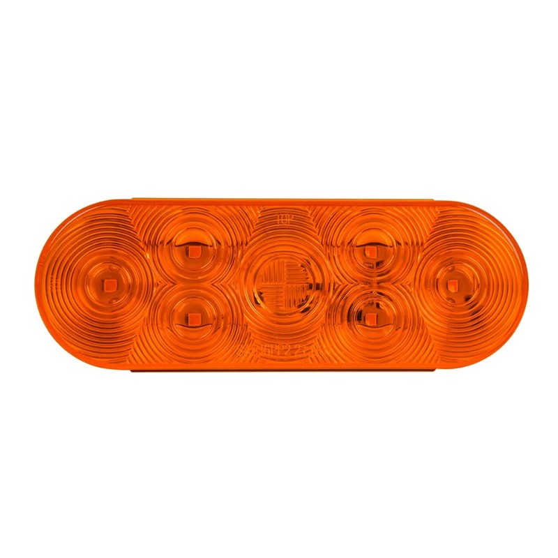 GG Grand General 75797 Oval Highway Amber/Amber 7 LED Sealed