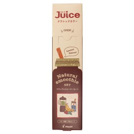 Exclusive Juice Gel Ballpoint Pen, Classic Color, 0.02 inches (0.5 mm), Set of 6 Colors, [Smoothie]