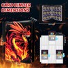 Trading Card Binder for TCG Cards, 9-Pocket Portable Card Collector