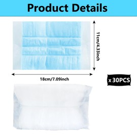 Fluffy Dusters Magnet Refills - 30 Pack Dust Magnet Refills Compatible with Flash Dust Magnet Refills Disposable Fluffy Duster Heads - Duster Refills for Cleaning Furniture, Blinds, Car, Home, Office