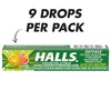 HALLS Defense Assorted Citrus Vitamin C Drops, 20 Sticks of