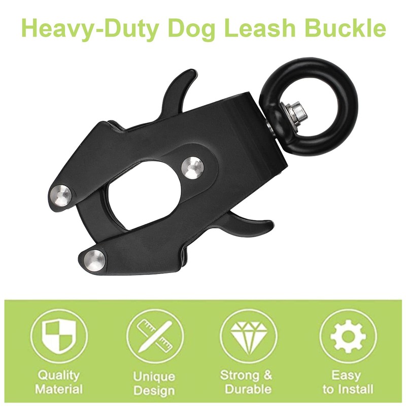 UFURMATE Frog Clip, Space Aluminum Locking Dog Leash Buckle Heavy-Duty