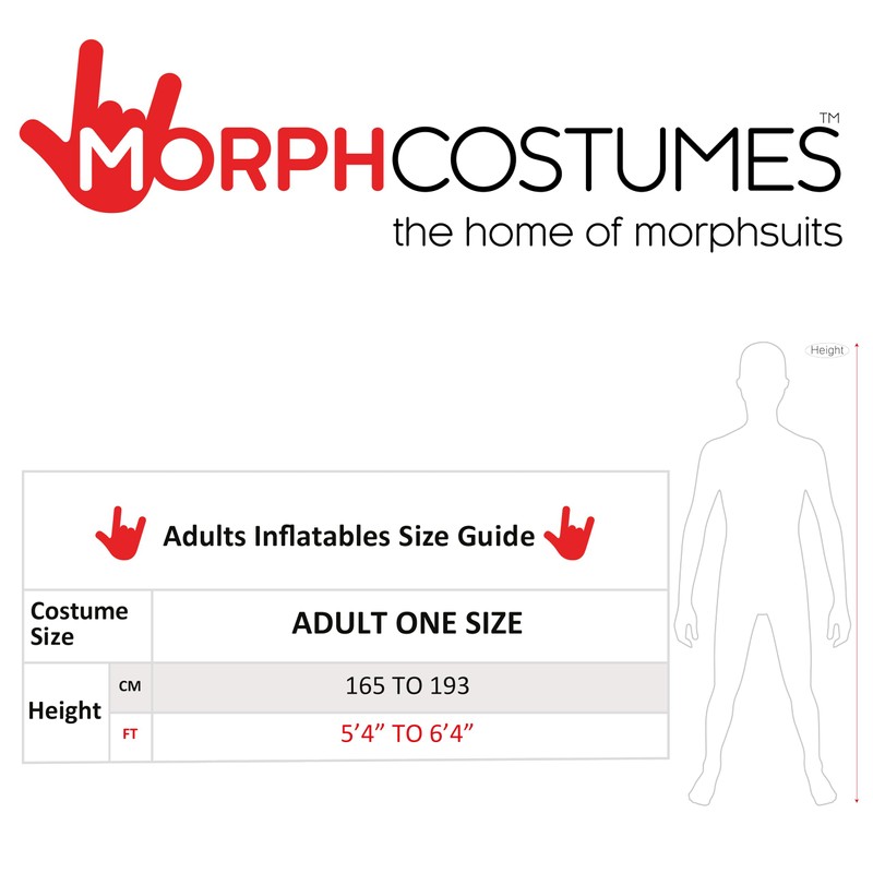 Morph Inflatable Alien Costume Adults, Green Alien Inflatable Costume, Green
