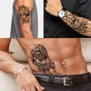 XQB601 602 Temporary Dragon Tattoo Arm Tattoos 2 Sheets