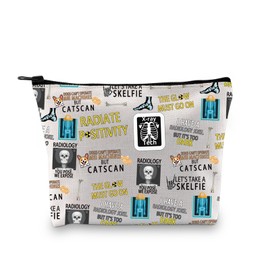 Radiology Tech Cosmetic Bag X-Ray Radiology Gift Future X-Ray Tech Gift Radiology Doctors Gift Cosmetic Bag (Radiology You Pose va)
