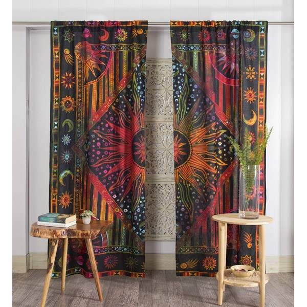 Popular Handicrafts 100 Inch Length 2 Panels Set Indian Burning