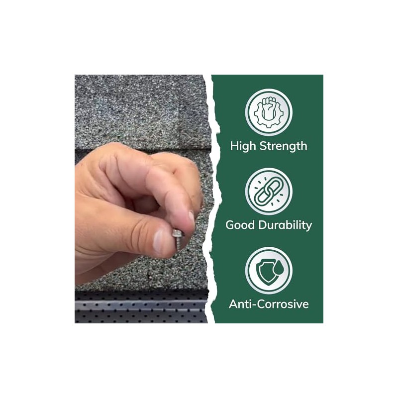 A-M Gutter Guard - 1/2" #8 Stainless Steel Zip Screws