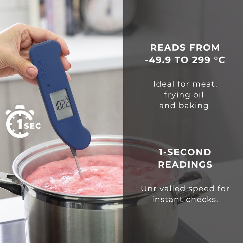 Thermapen ONE Digital Meat Thermometer — Instant 1 Second Readings,
