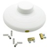 Foot Pedal Switch White + 6 Pieces Wire End Ferrules