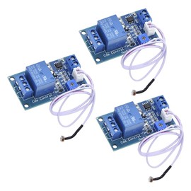 Ren He 3pcs XH-M131 DC 12V Photosensitive Resistance Module Light Sensor Dimmer Switch Relay Module Light Sensing Photoresistor Light Control Auto Control for Arduino