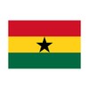 inking house Set of 5 x Ghana Flag Iron on