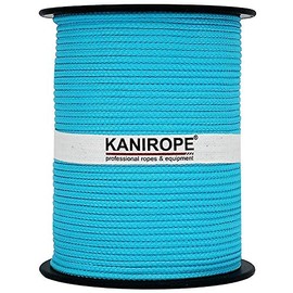Kanirope® Polypropylene Rope Multibraid 4 mm 100 m Turquoise (0509) 16x Braided