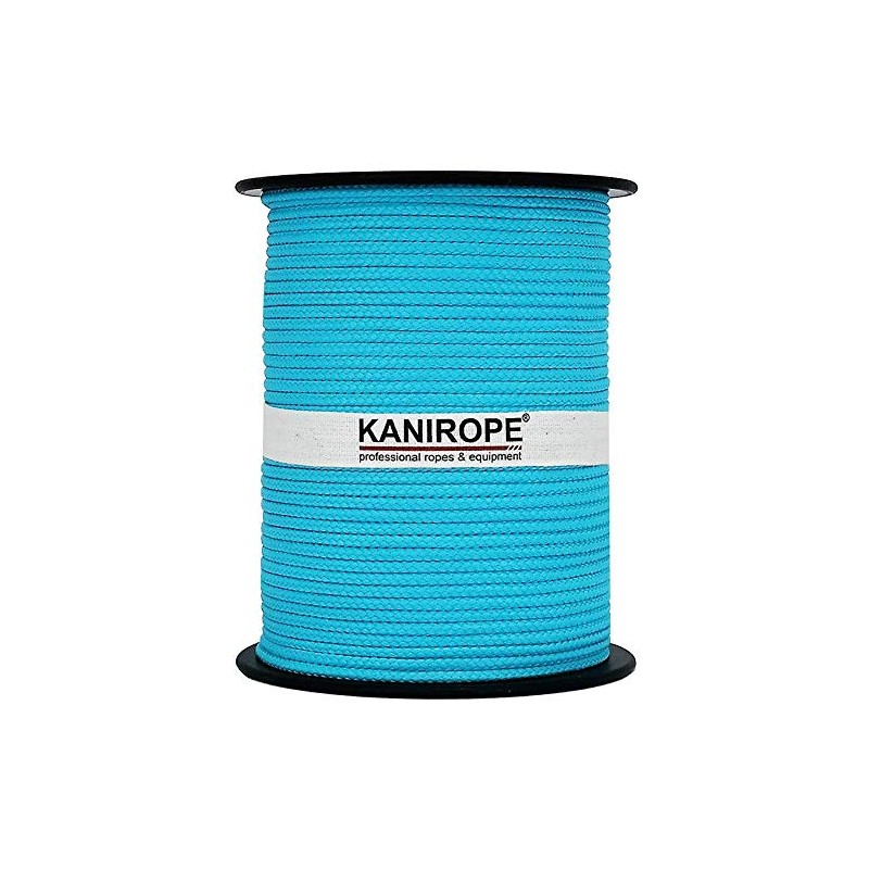 Kanirope® Polypropylene Rope Multibraid 4 mm 100 m Turquoise (0509)